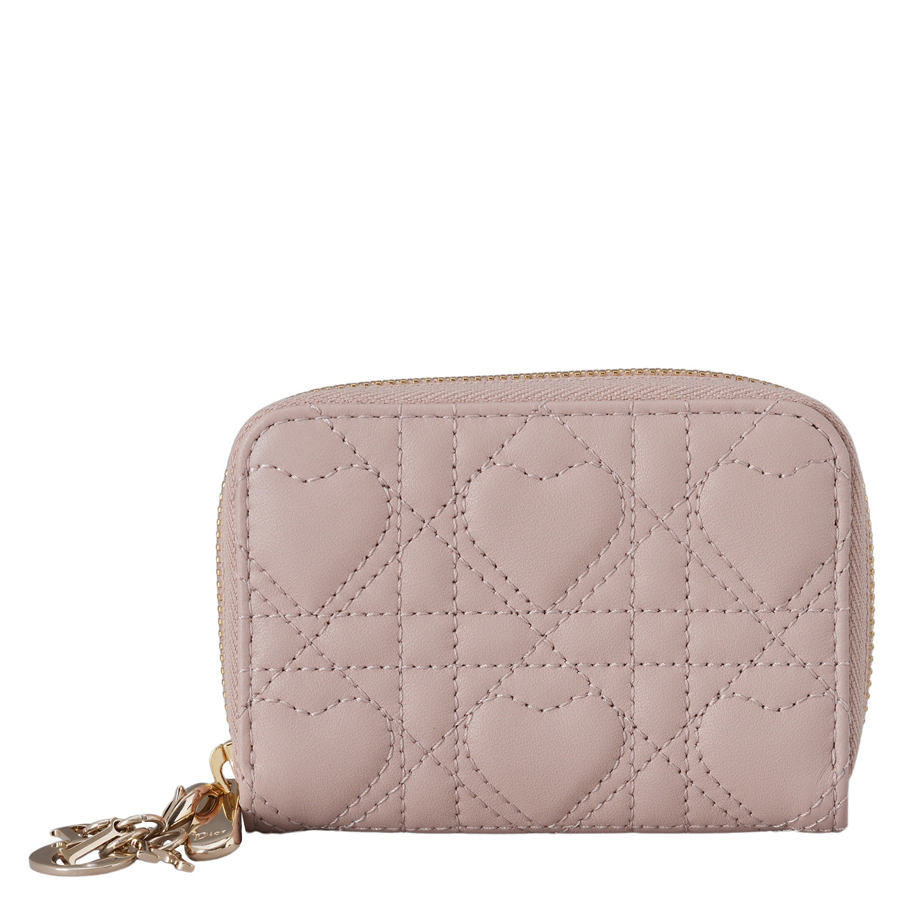 CHRISTIAN DIOR(USED)디올 하트 까나쥬 지퍼 카드지갑